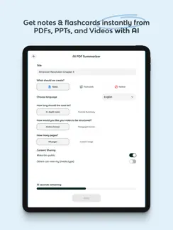 Knowt: AI Flashcards & Notes iPad image 2