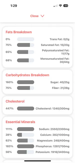 NoBS Calorie Tracker screenshot 3