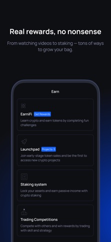 EarnBIT: Buy & Exchange Crypto iPhone screenshot