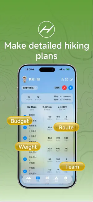 Hikememo-Outdoor and Hiking screenshot 2