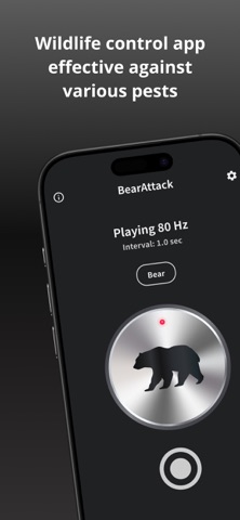 BearAttack Wildlife repel App Screenshot 1 of 4