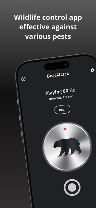 BearAttack Wildlife repel App Screenshot 1 of 4