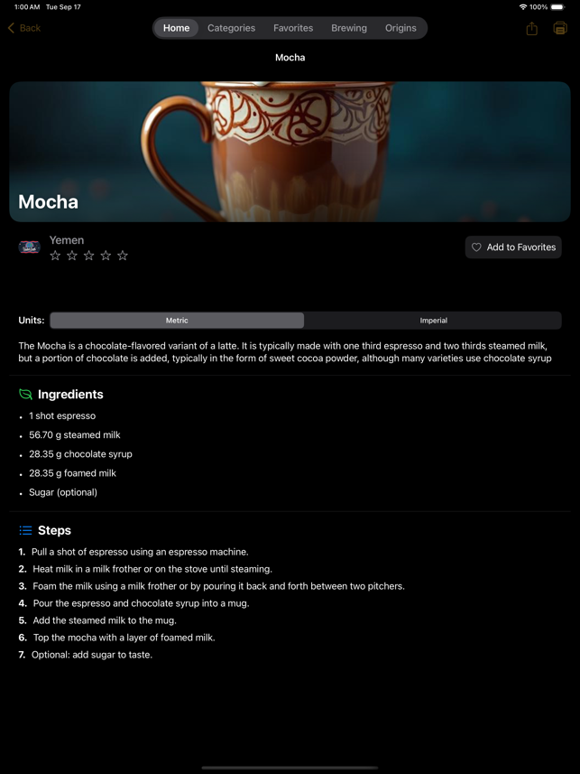 ‎CoffeeScribe Screenshot