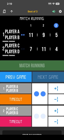 BT Pickleball Controller screenshot