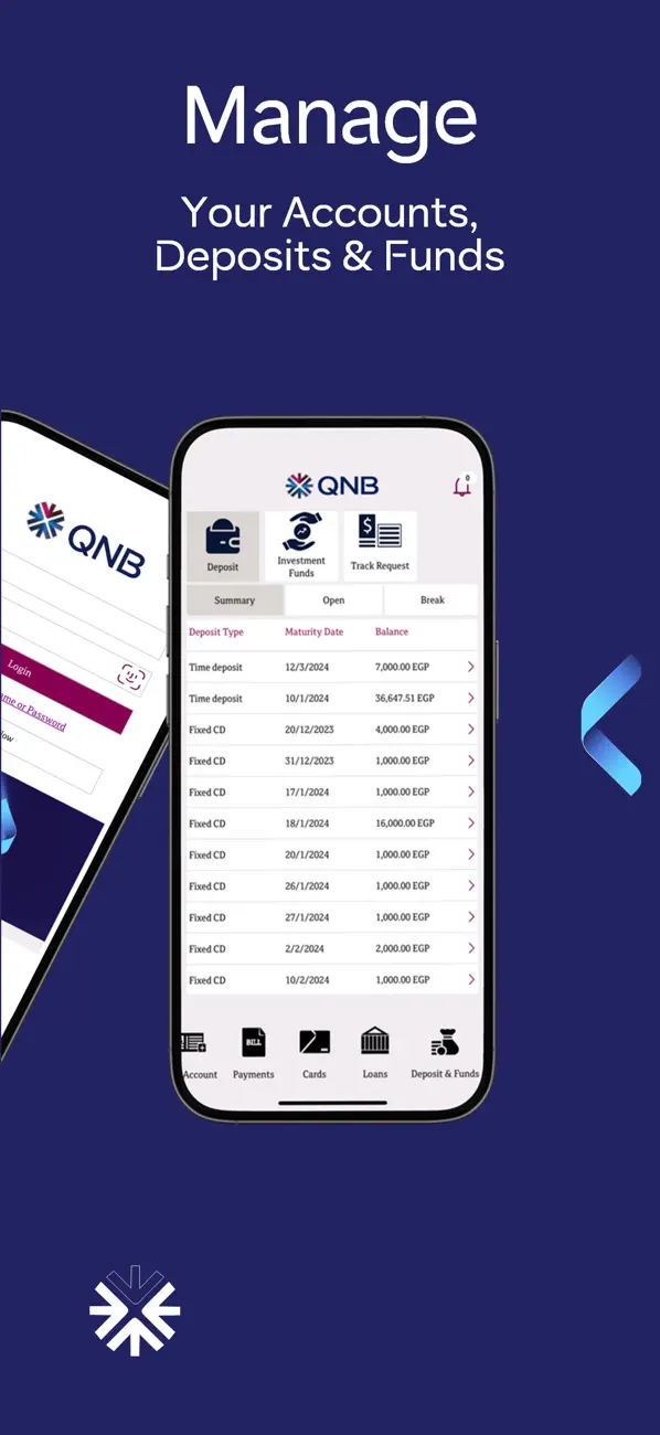 Screenshot #2 pour QNB Egypt Mobile Banking