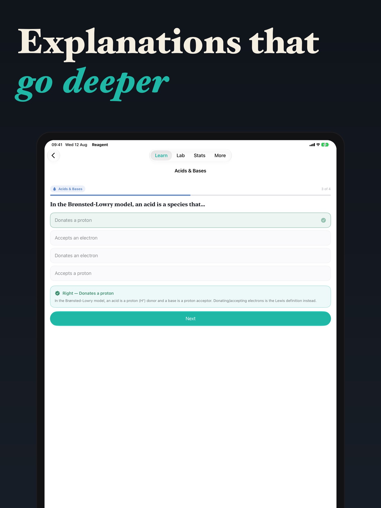 Screenshot 8 of Reagent: Chemistry Quiz