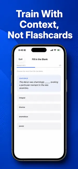 GRE Beast | Vocabulary Builder screenshot 2