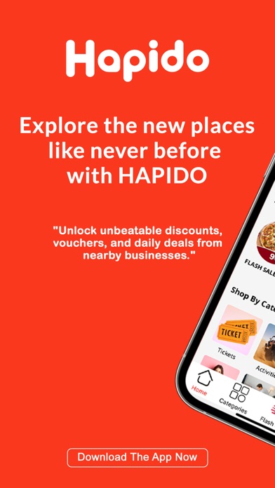 Hapido - Deals & Discounts Screenshot