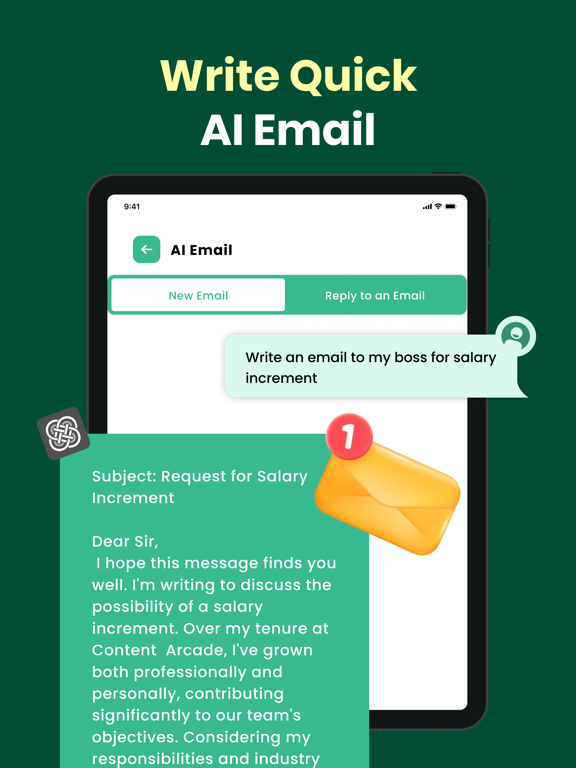 AI Chat & AI Chatbot Assistant iPad screenshot 5 - Business app