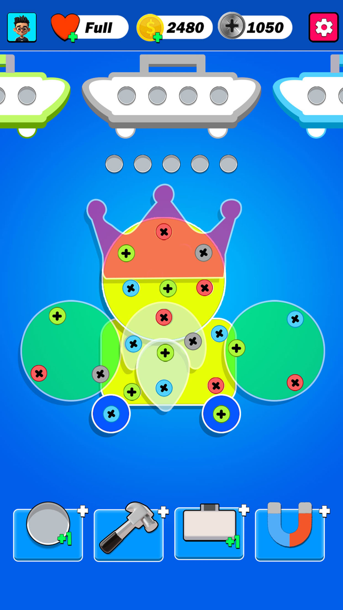 Twist Pin Puzzle - Screw Nuts