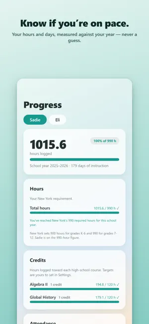 Kept: Homeschool Records screenshot 2