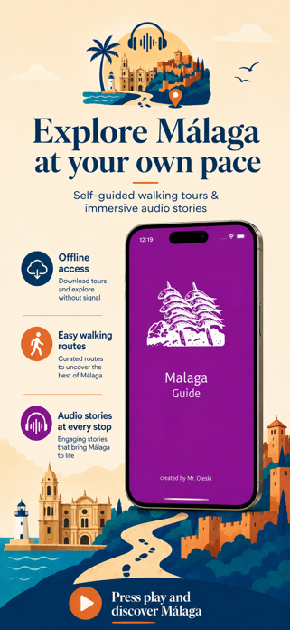 Malaga Audio Guide & Tours Screenshot 1 of 5