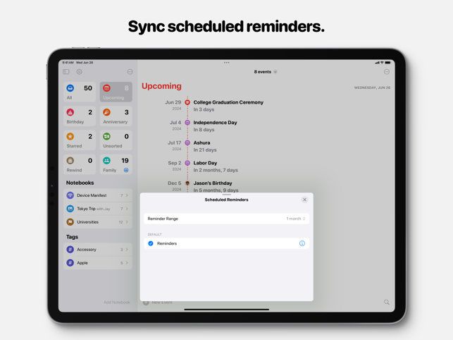 Pinning - Calendar Countdown Screenshot