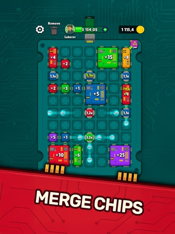 BitСoiner - Merge Chips iPad screenshot