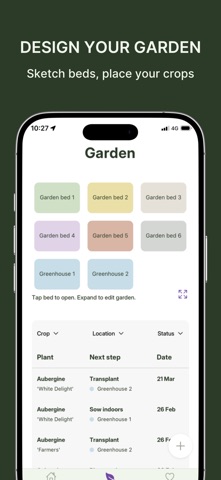 Grow To Eat: Garden Planner iPhone screenshot