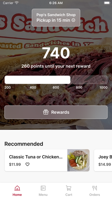 Pop's Sandwich Shop Screenshot