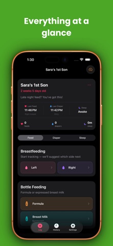 BabyFeed: Newborn Log Tracker Screenshot 3 of 5