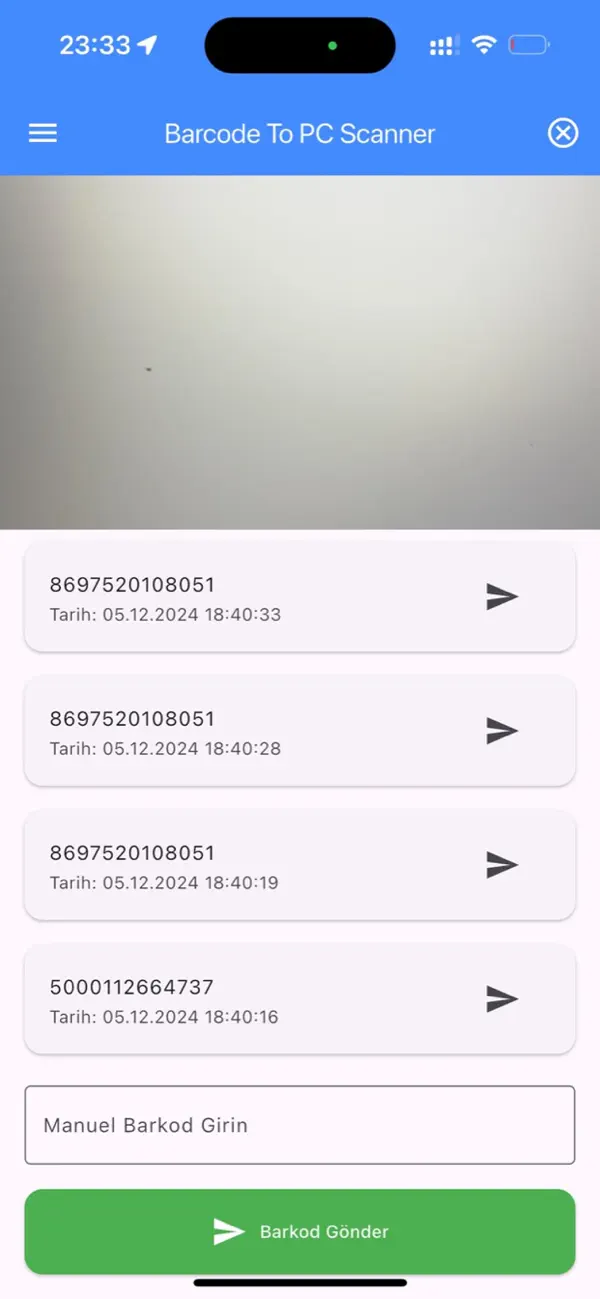 Screenshot #2 pour Barcode To Pc Scanner
