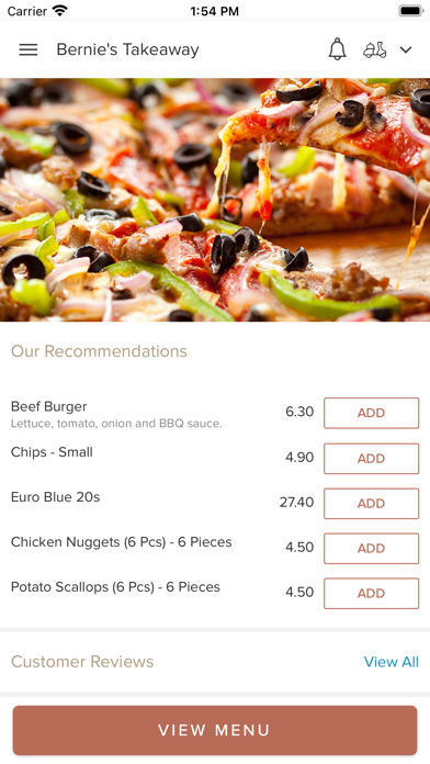 Bernie's Takeaway Screenshot 2 - AppWisp.com Bernie's Takeaway Screenshot 2 - AppWisp.com