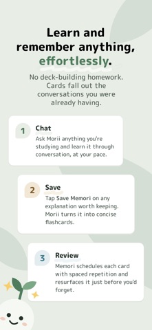 Memori: AI Tutor & Flashcards Screenshot 1 of 10