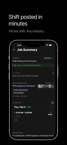 NERA Jobs: On-Demand Shifts iPhone screenshot 4