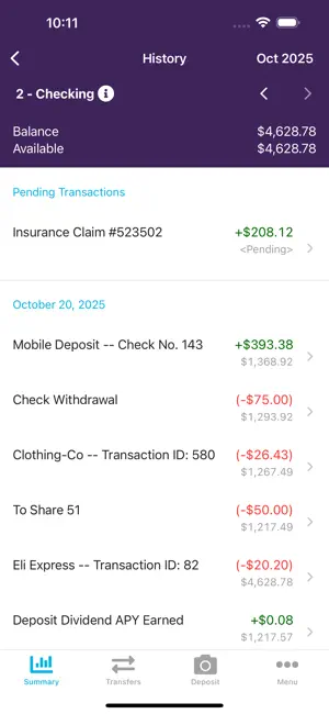 Foothills CU Mobile Banking screenshot 3