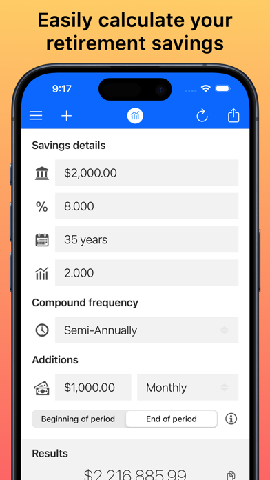 Compound Interest Calc +のおすすめ画像1