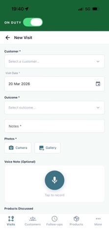 Amplifiid CRM iPhone screenshot