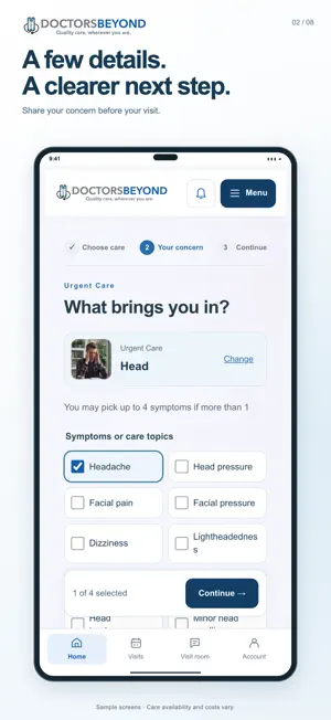 DoctorsBeyond: Online Care screenshot 2