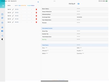 AmhPay iPad screenshot