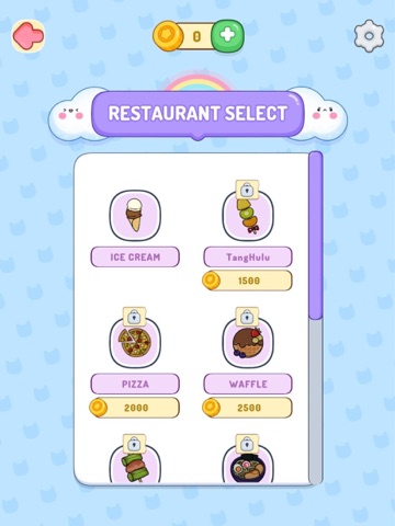 Cooking Cat Restaurant iPad screenshot