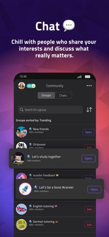 scoolio - a students community Screenshot 6 of 8