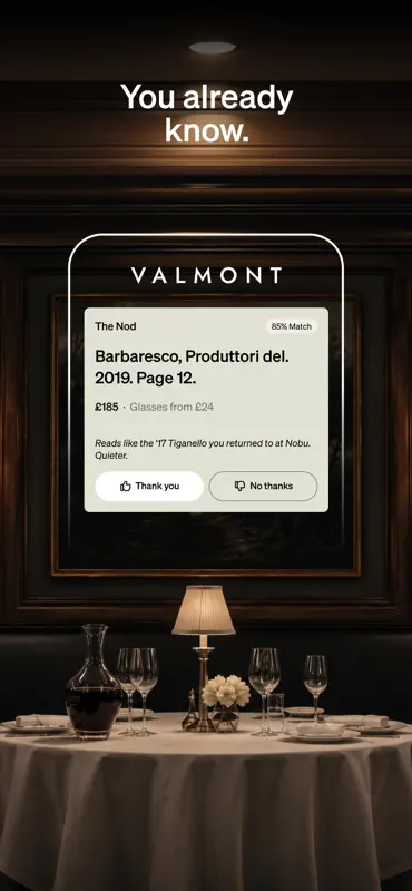 Valmont: Match the Sommelier screenshot 1 of 8