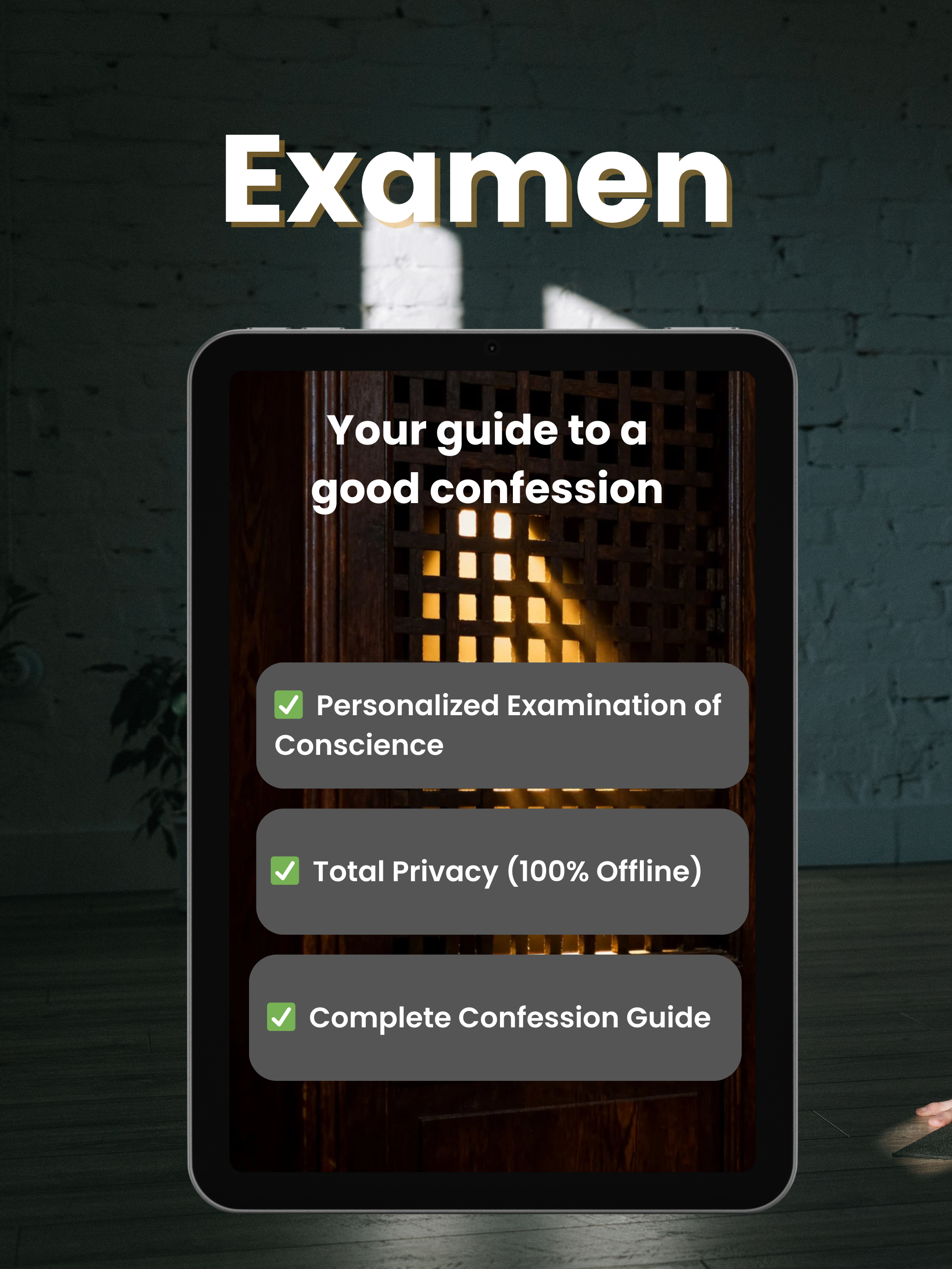 Examen: Catholic Confession