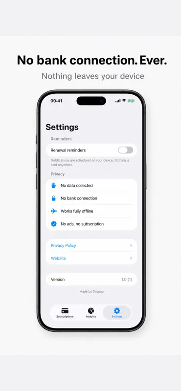 Subscription Tracker Renewals screenshot 3 of 3