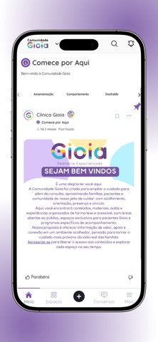 Gioia App iPhone screenshot