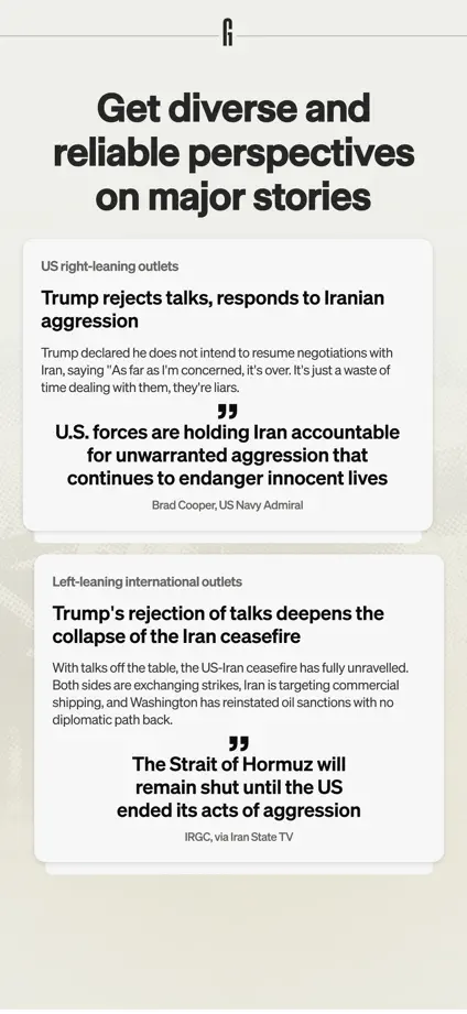 Ground News, App Store screenshot 6