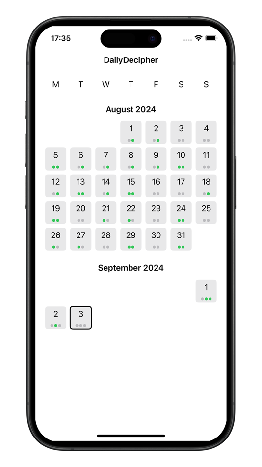#1. DailyDecipher (iOS) By: HardCode est. for Information Technology