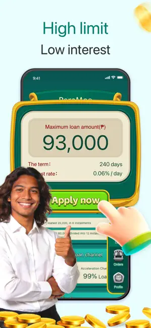 PeraMoo - loan app philippines iPhone screenshot 1