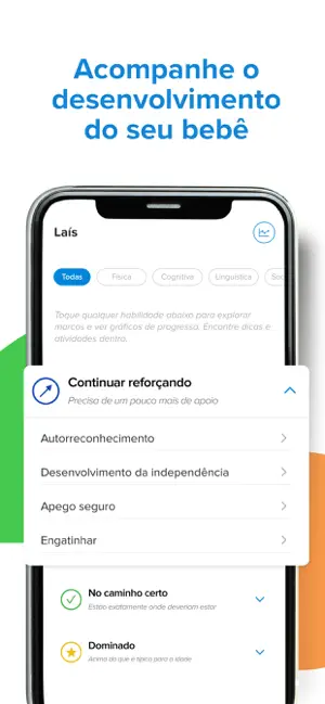 Kinedu Desenvolvimento do Bebê iPhone screenshot 4