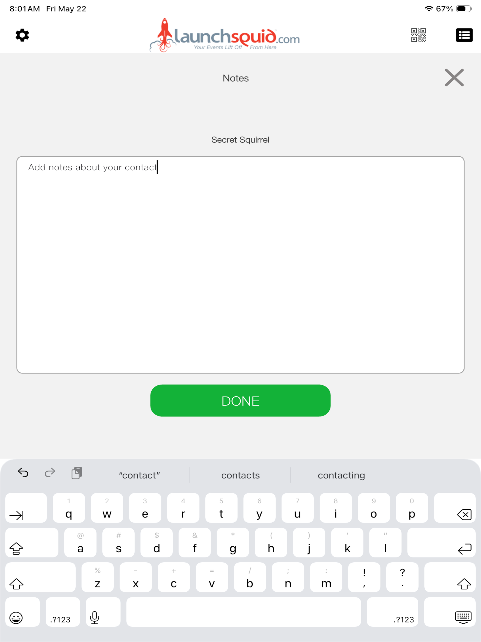 Launchsquid Contact Scan screenshot 7
