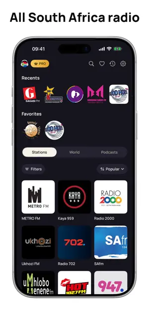Radio South Africa Online Live screenshot 1