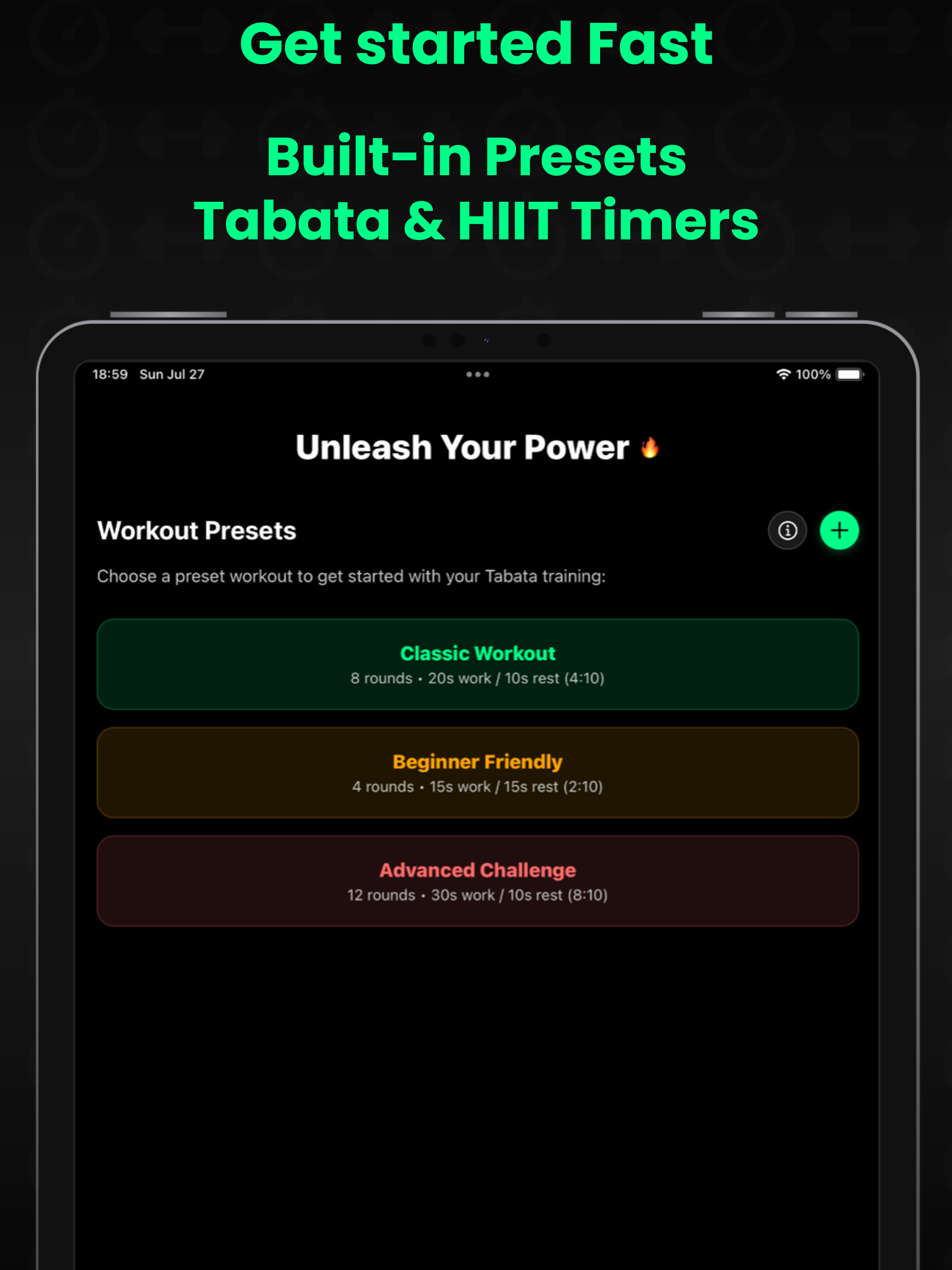Tabata Timer: Interval Timer X screenshot 4