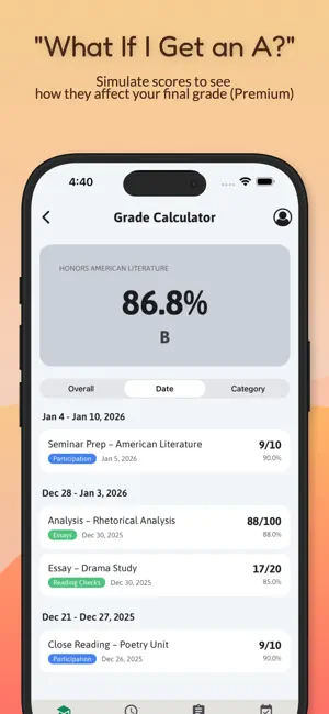 Grade Corner screenshot 6