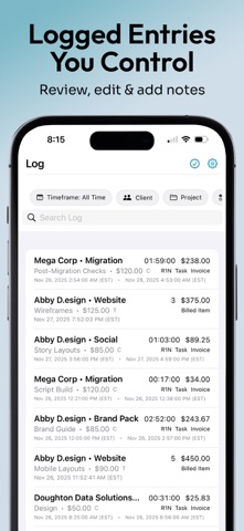 MyTime: Time & Invoice Tracker Screenshot 8 of 8