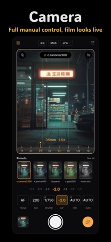 Fimii - Photo Editor & Presets screenshot