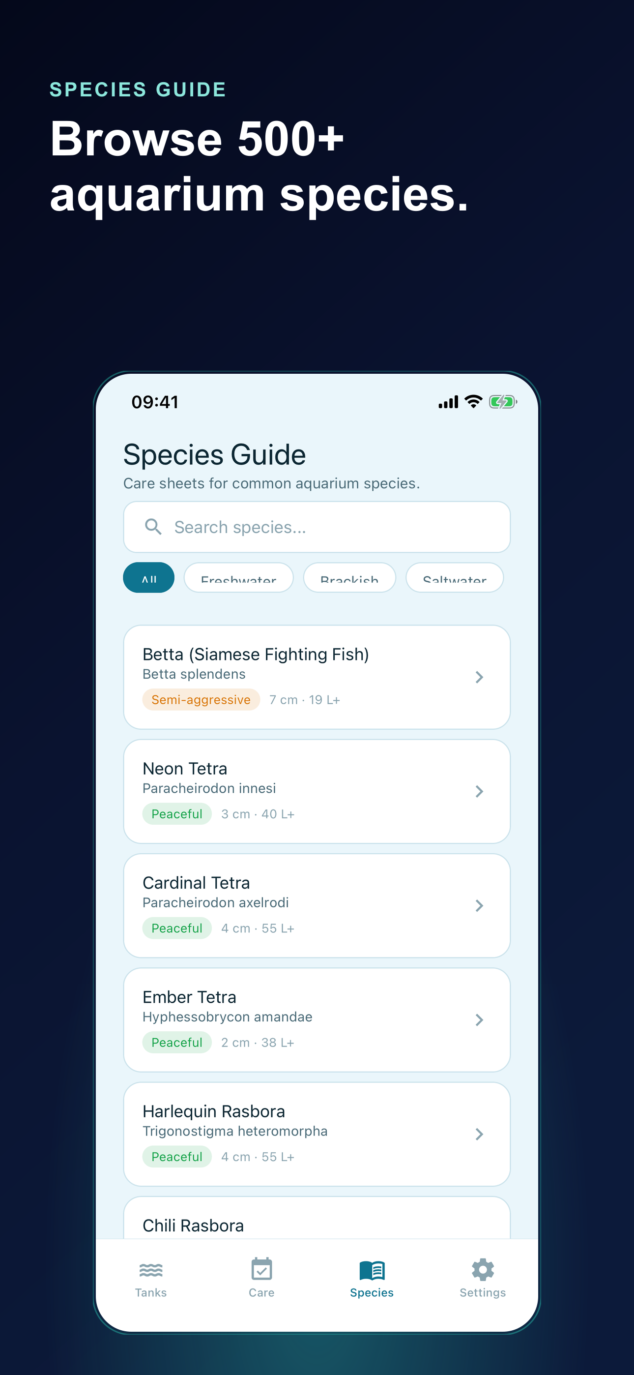 Aquarium Manager screenshot 4