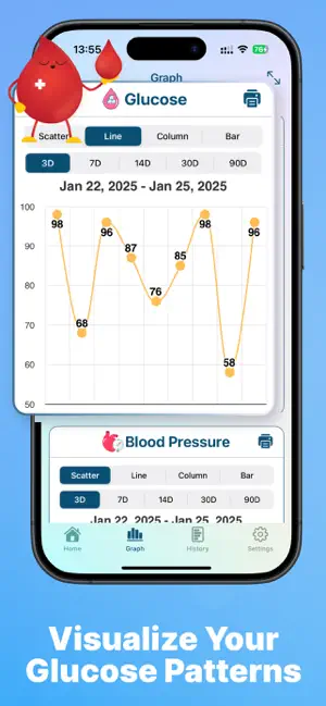 Blood Glucose Monitor Tracker screenshot 3