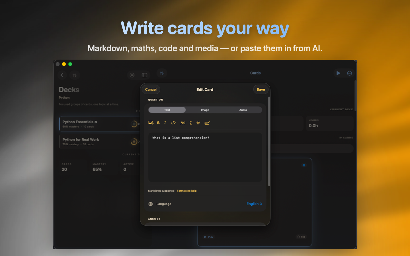 JustFlip: Flashcards screenshot 24
