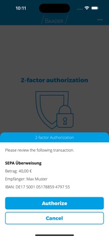 Baader2FA Screenshot 3 of 3